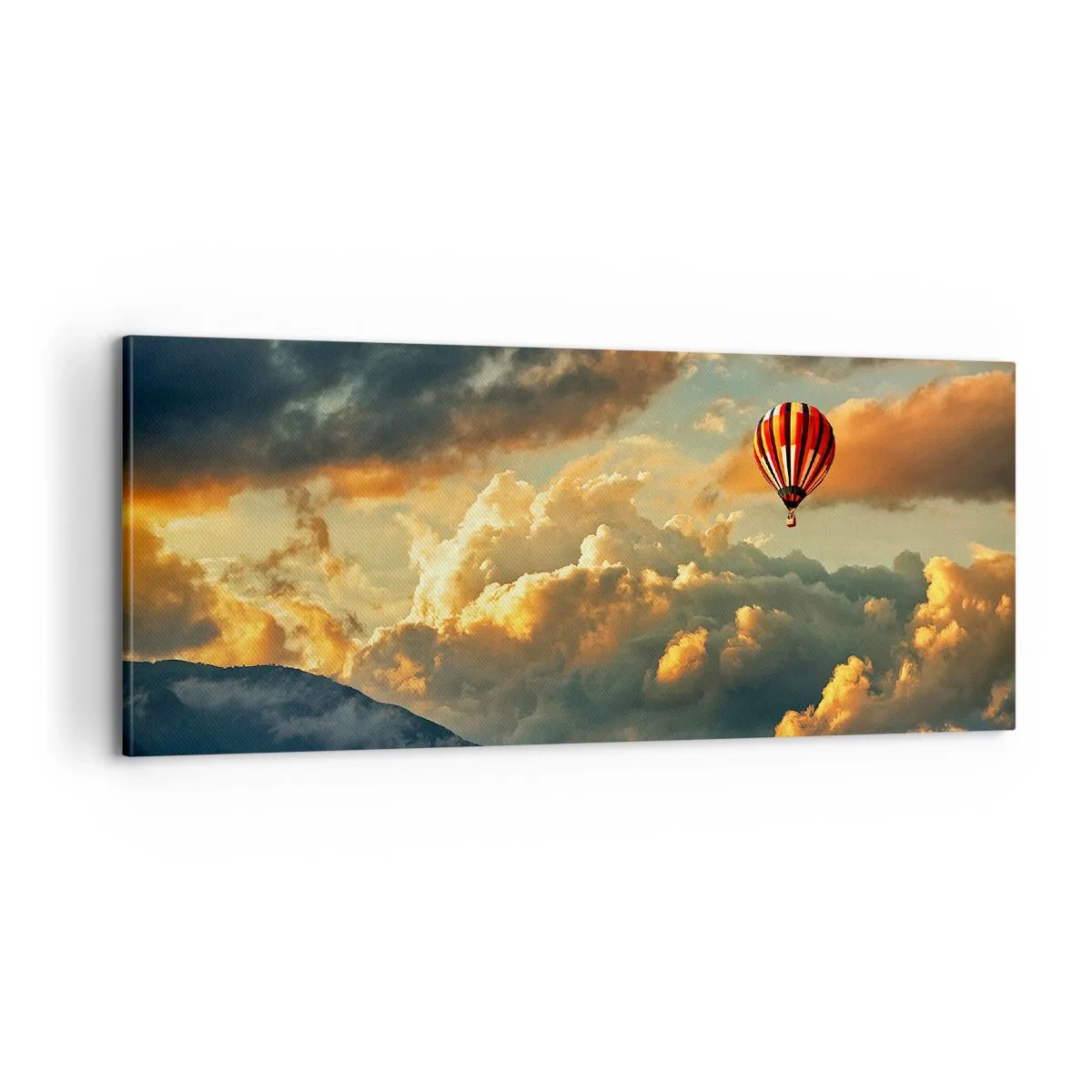 Lærredstryk - Billede på lærred - Jeg går, fordi jeg vil - 100x40 cm