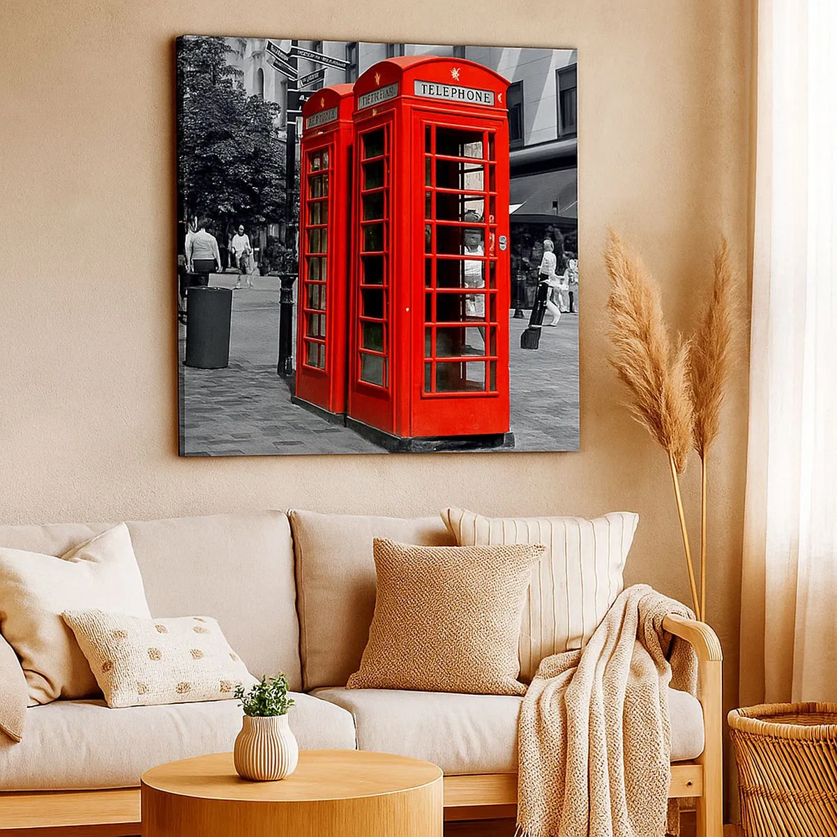 Lærredstryk - Billede på lærred - , - 30x30 cm