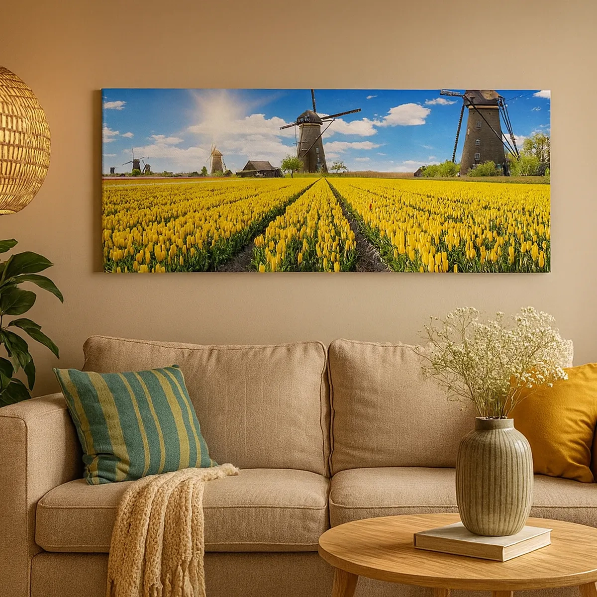 Lærredstryk - Billede på lærred - Kunne ikke være mere hollandsk - 30x30 cm