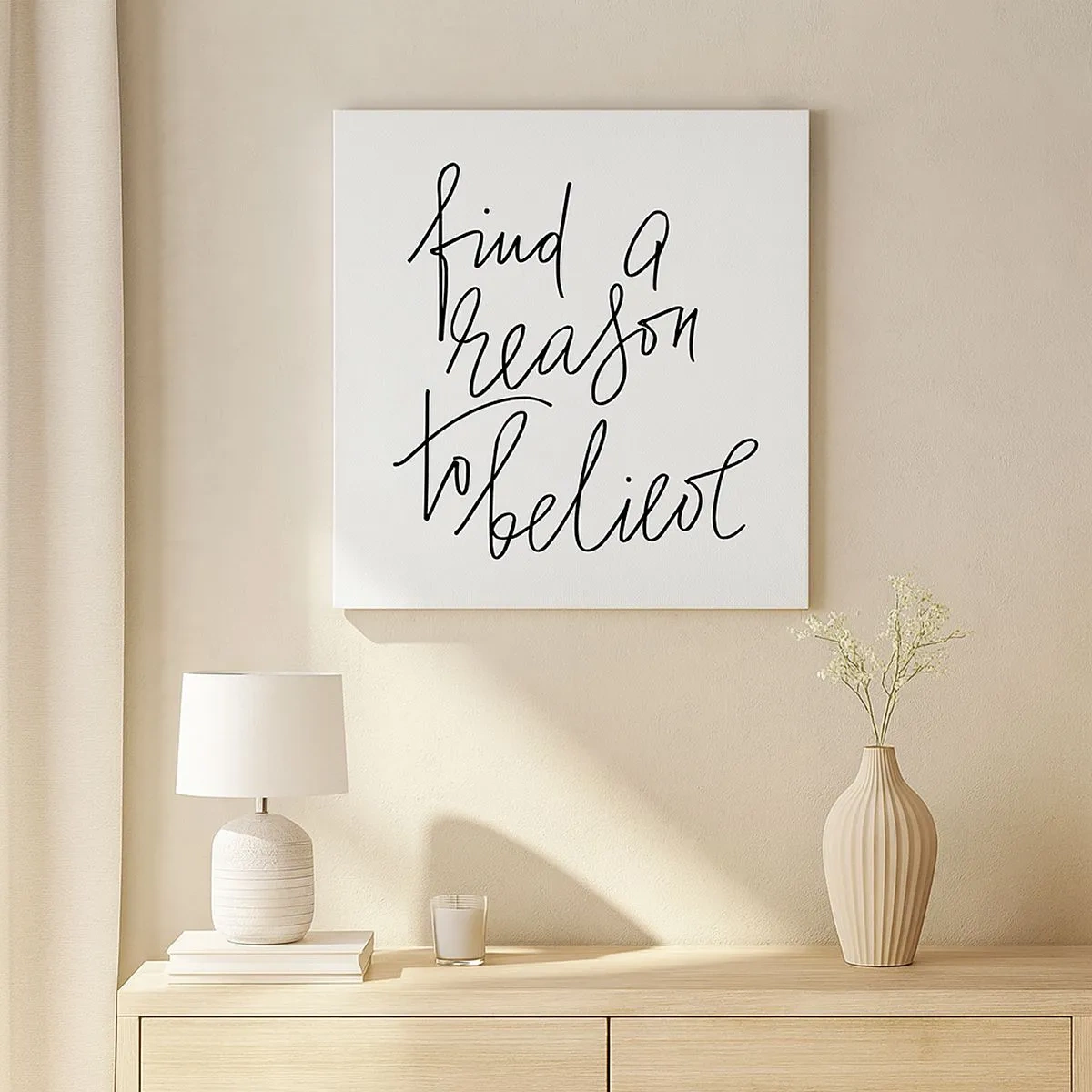 Lærredstryk - Billede på lærred - Det er muligt - 30x30 cm