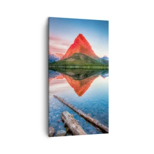 Lærredstryk - Billede på lærred - Varme og kulde - 45x80 cm