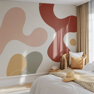 Fototapet Premium Sand - Es eller flores? - Abstraktion, Stykke, Fantasi - 100x70 cm