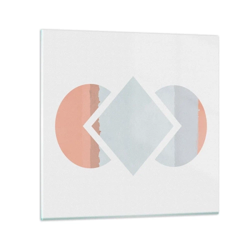 Billede på glas - Situationen er klar - 70x70 cm