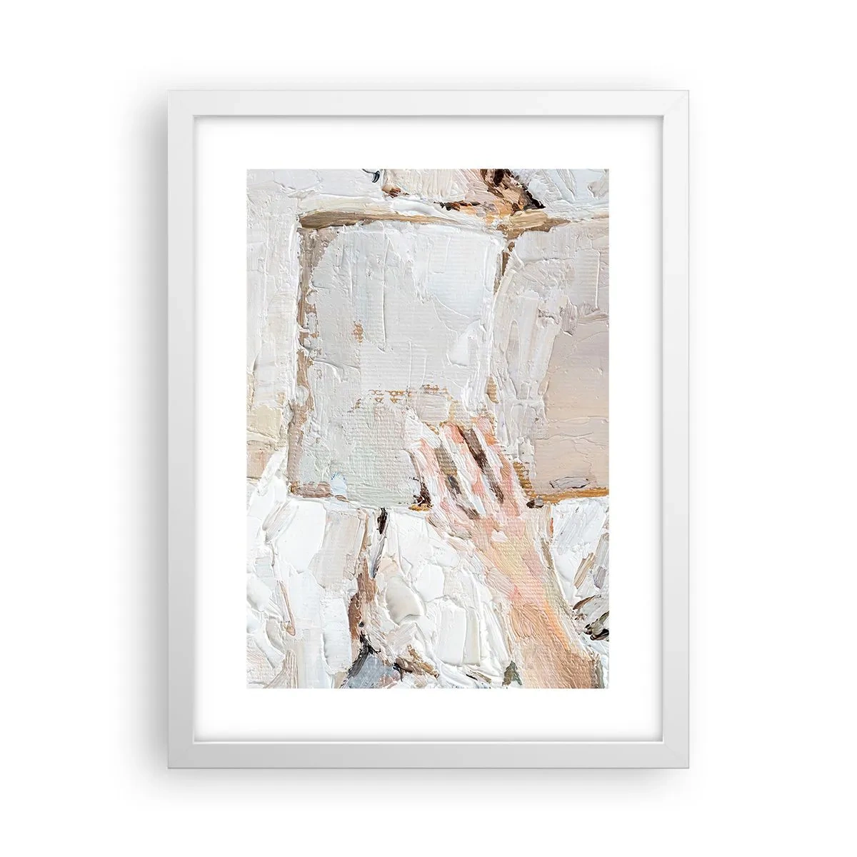 Plakat i hvid ramme - I en anden verden - 30x40 cm