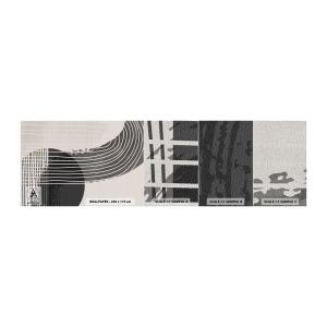 Prøve Fototapet Premium Canvas - Derhen og tilbage - Minimalisme, Abstraktion, Stykke - 100x30 cm