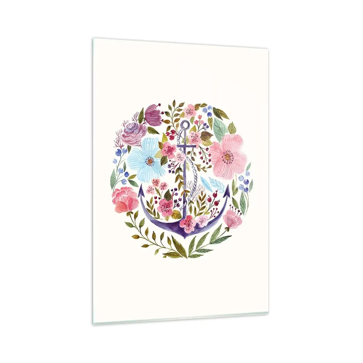 Billede på glas - En sømands gode nattesøvn - 80x120 cm