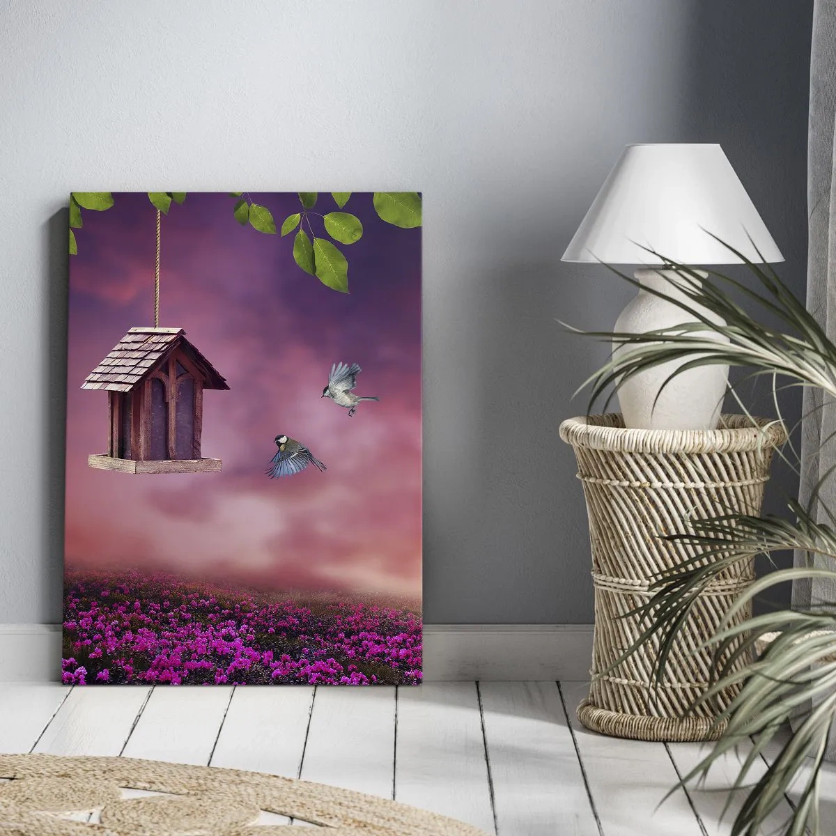 Lærredstryk - Billede på lærred - Invitation til middag - 50x70 cm