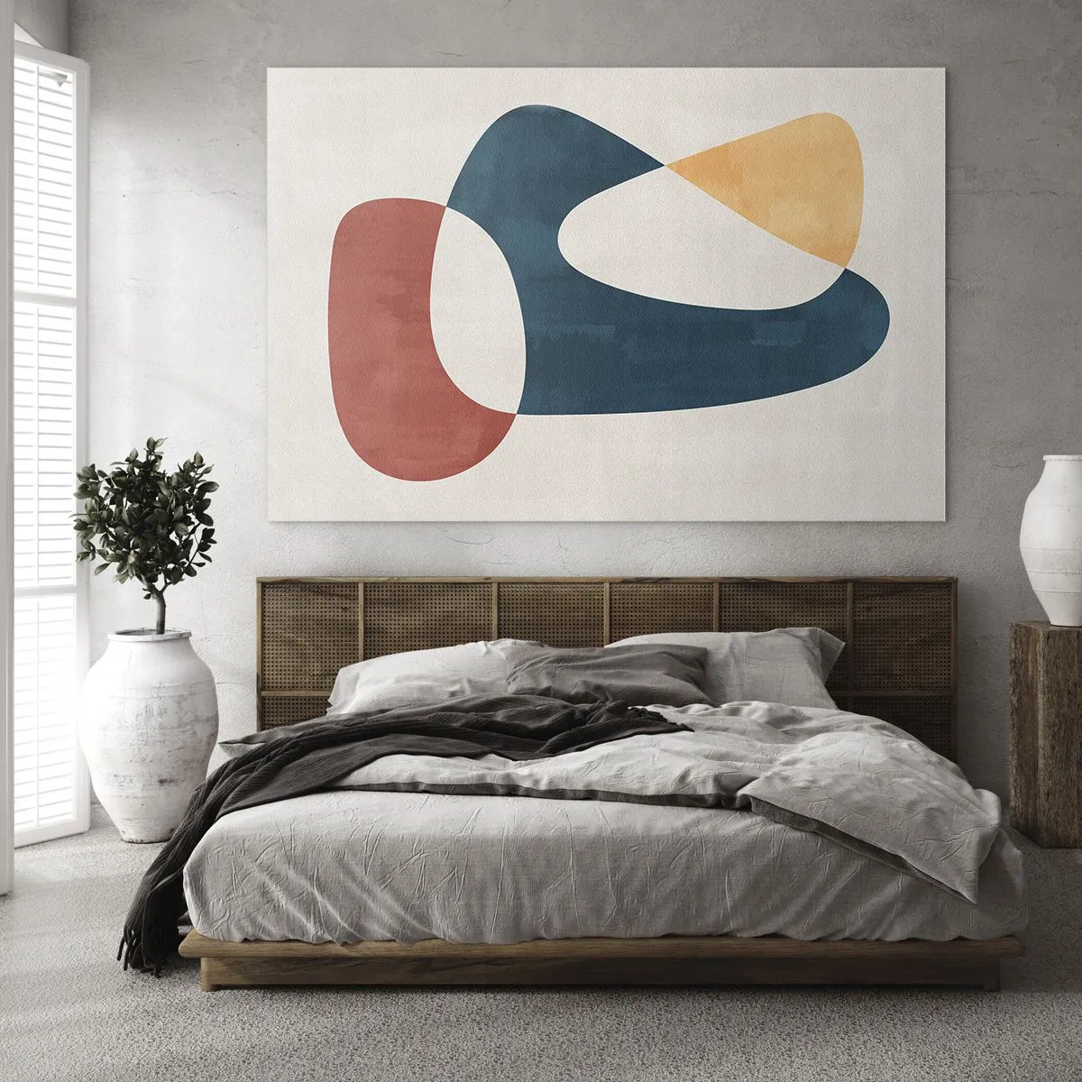 Billede på glas - Påvirkninger og metamorfoser - 100x70 cm