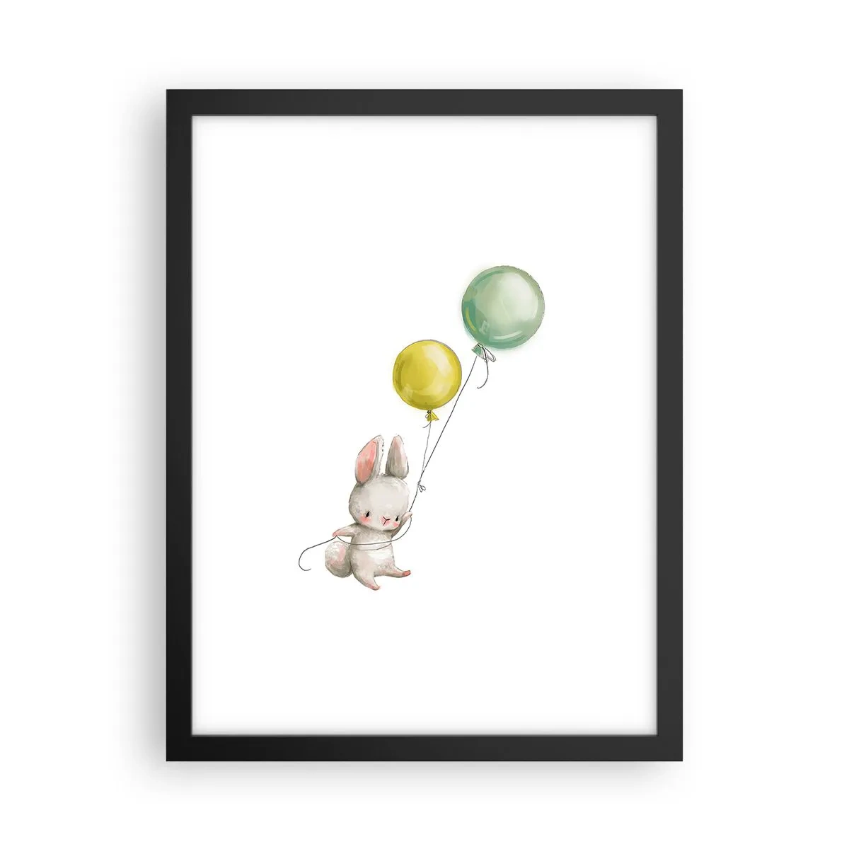 Plakat i sort ramme - Jeg vil også anbefale den! - 30x40 cm