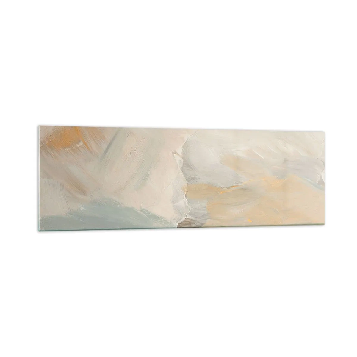 Billede på glas - Abstraktion - blidhedens land - 160x50 cm