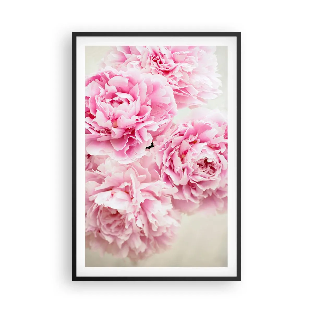 Plakat i sort ramme - I lyserød glamour - 61x91 cm