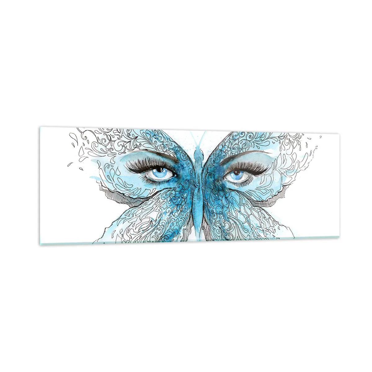 Billede på glas - Eros bedemantis - 90x30 cm