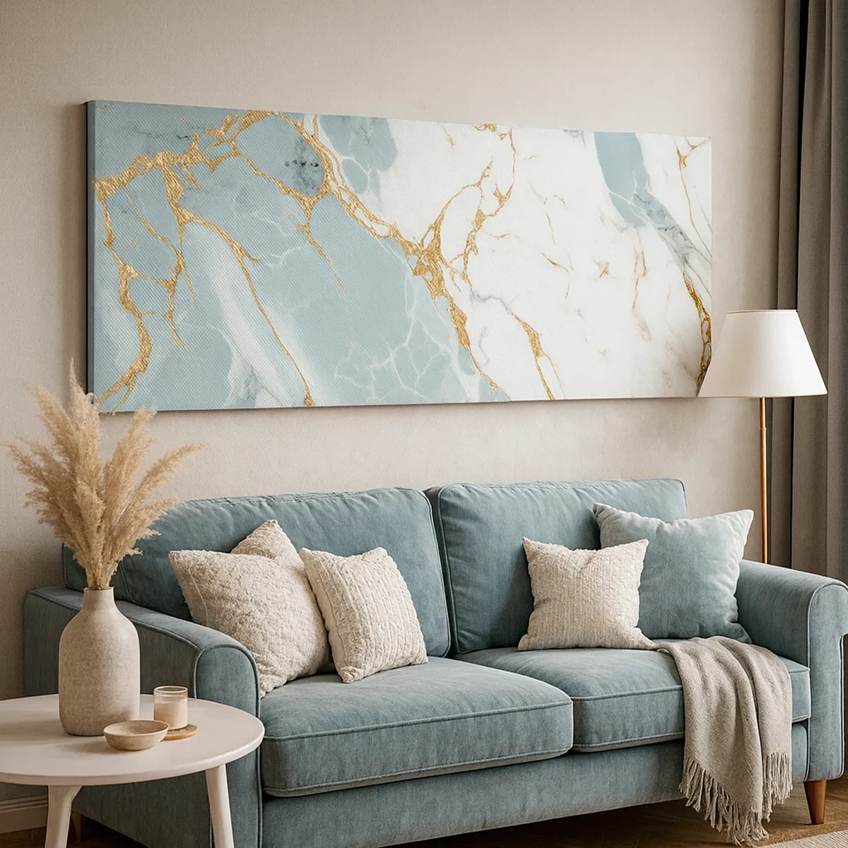 Lærredstryk - Billede på lærred - Rigdom af sten - 30x30 cm