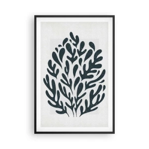 Plakat i sort ramme - Naturens former - 61x91 cm