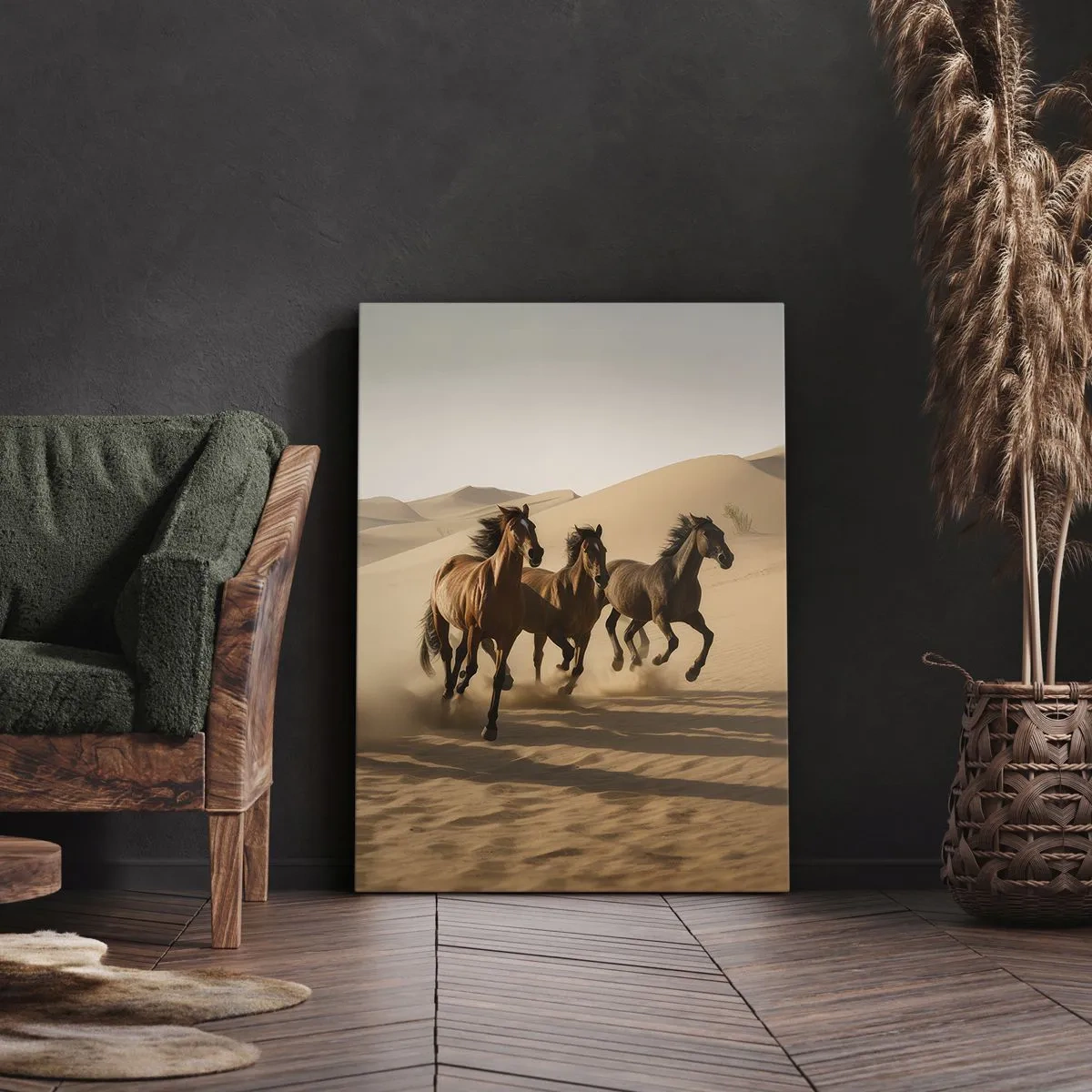 Lærredstryk - Billede på lærred - Fri som vinden - 50x70 cm