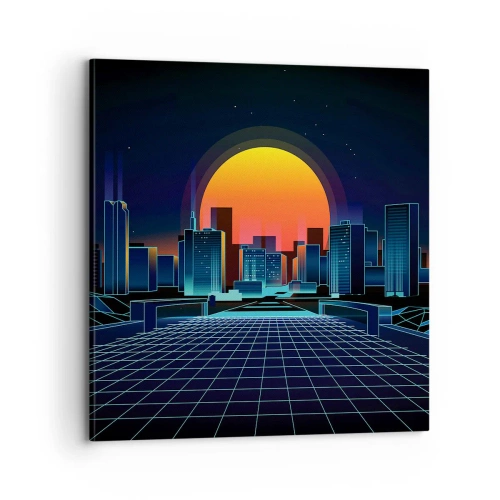 Lærredstryk - Billede på lærred - Vil du stadig gerne komme til den ægte vare? - 70x70 cm