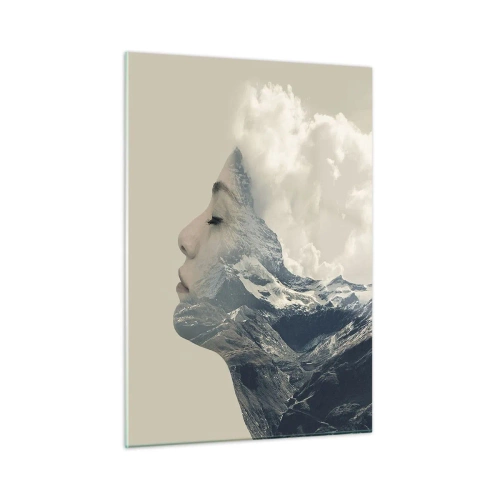 Billede på glas - Skønheden ved elementerne - 50x70 cm