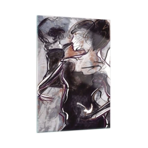 Billede på glas - Opløses i musikken - 50x70 cm