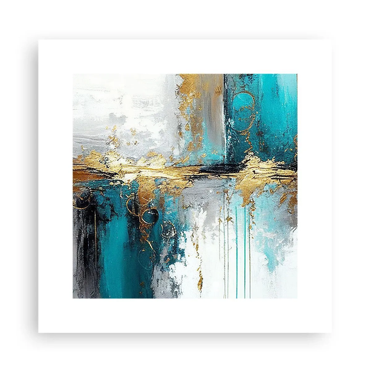 Plakat - Alting flyder - 30x30 cm