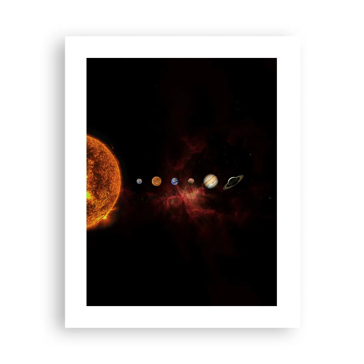 Plakat - Vores nabolag - 40x50 cm