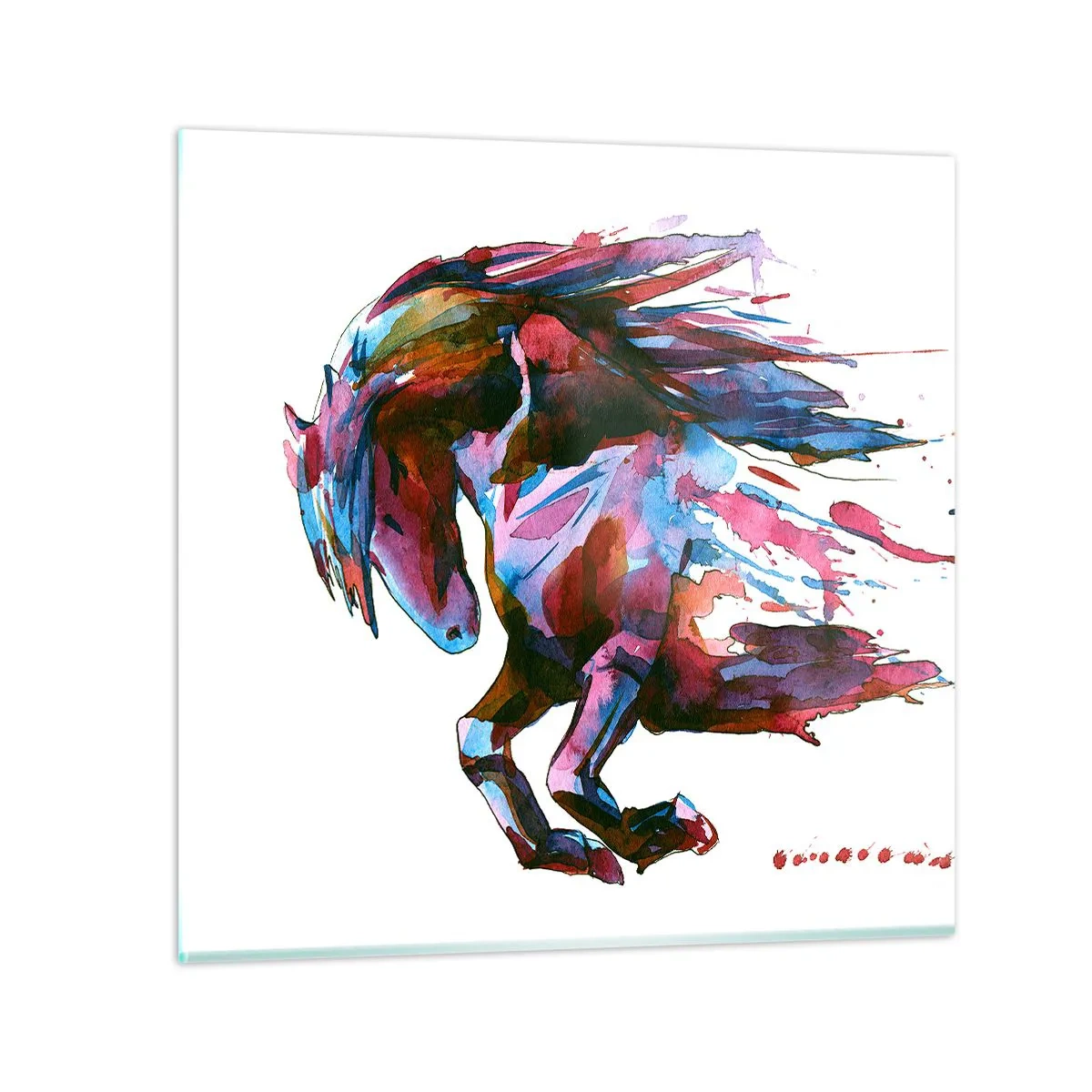 Billede på glas - I henrykkelse - 50x50 cm