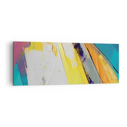 Lærredstryk - Billede på lærred - Lysets anatomi - 140x50 cm