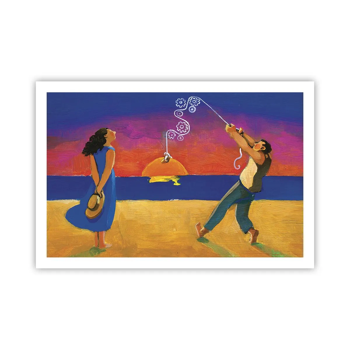 Plakat - Mere end en stjerne fra himlen - 91x61 cm