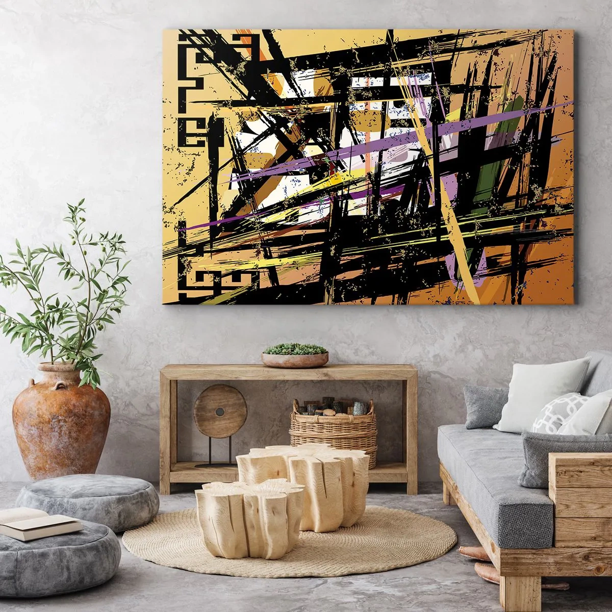 Lærredstryk - Billede på lærred - Skarpt snit - 120x80 cm