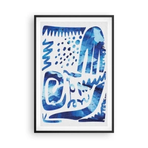 Plakat i sort ramme - Tilbage til rødderne - 61x91 cm