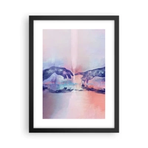 Plakat i sort ramme - Den guddommelige gnist af liv - 30x40 cm