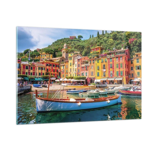 Billede på glas - En italiensk morgen - 120x80 cm