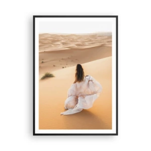 Plakat i sort ramme - Flygt til frihed - 70x100 cm