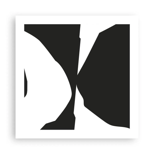 Plakat - Positiv-negativ - 50x50 cm