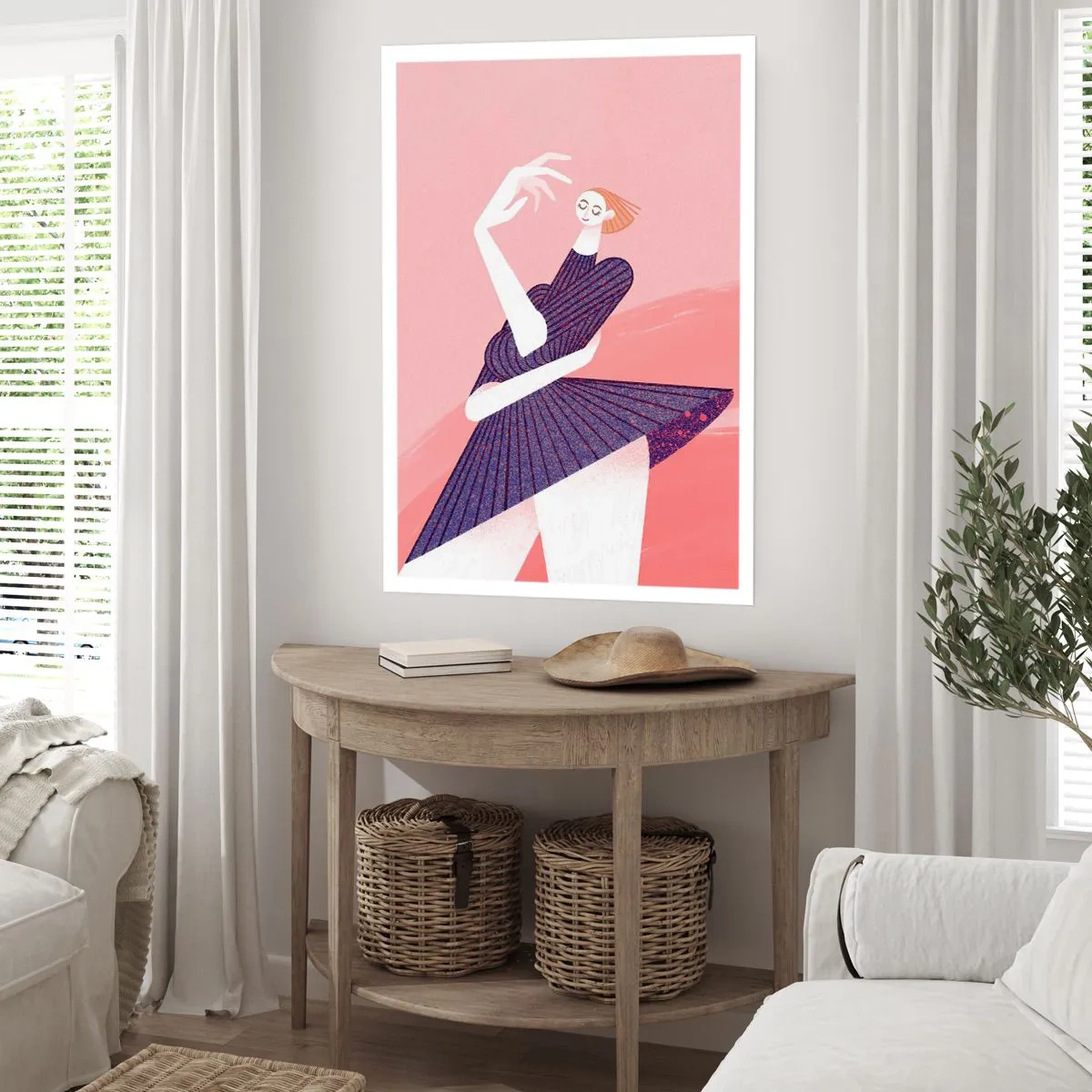 Plakat - Hvert skridt en dansende pas - 50x70 cm