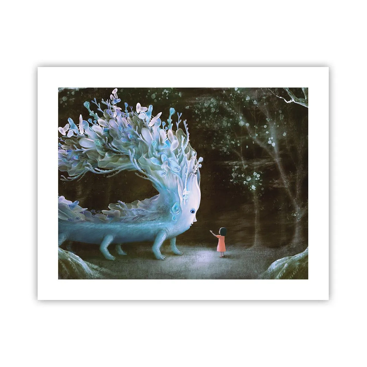 Plakat - Et fantastisk møde - 50x40 cm