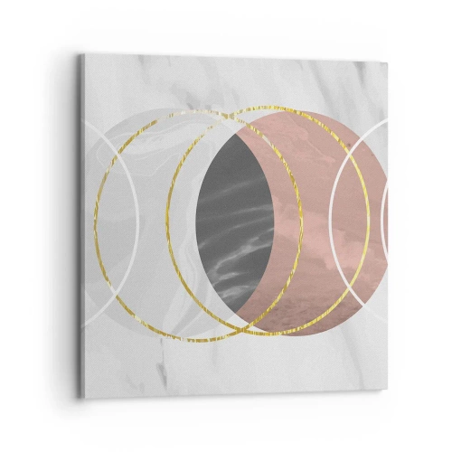 Lærredstryk - Billede på lærred - Sfærernes musik - 70x70 cm