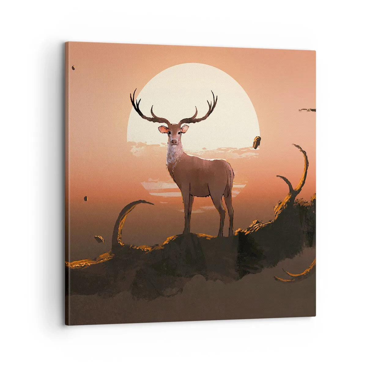 Lærredstryk - Billede på lærred - Denne aften er ikke som alle andre - 60x60 cm