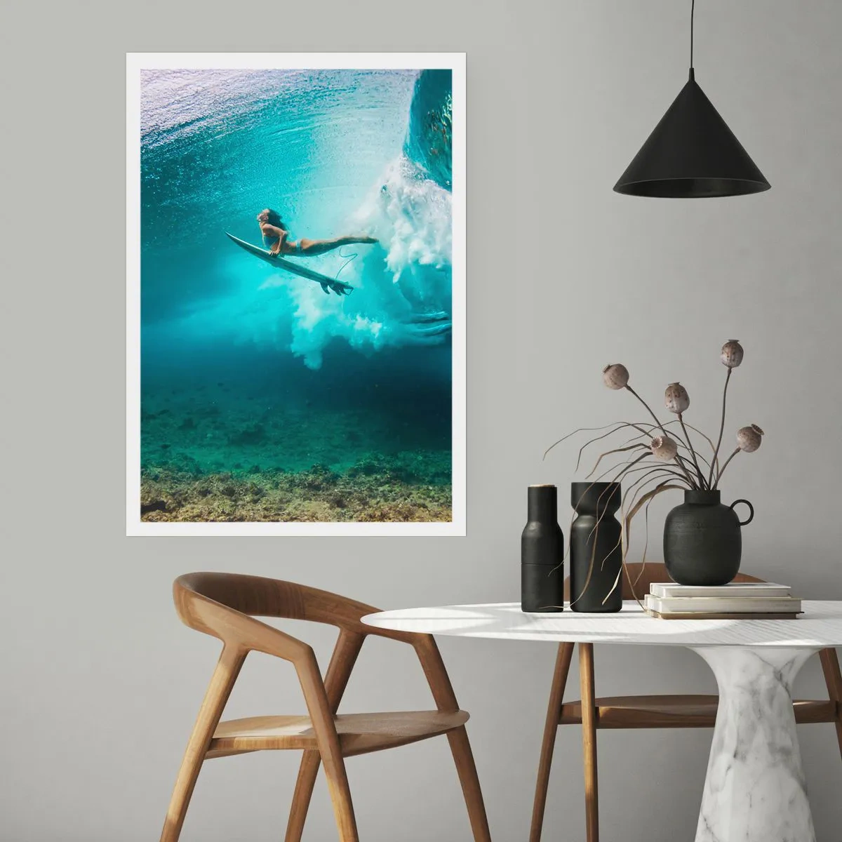 Plakat - Undervandsverden - 50x70 cm