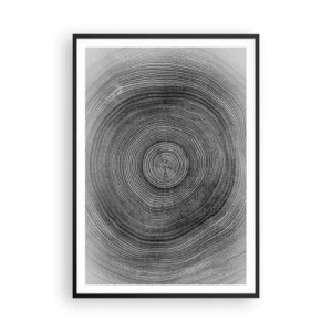 Plakat i sort ramme - Et tegn på tiden - 70x100 cm