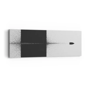 Lærredstryk - Billede på lærred - Lige til sagen - 90x30 cm