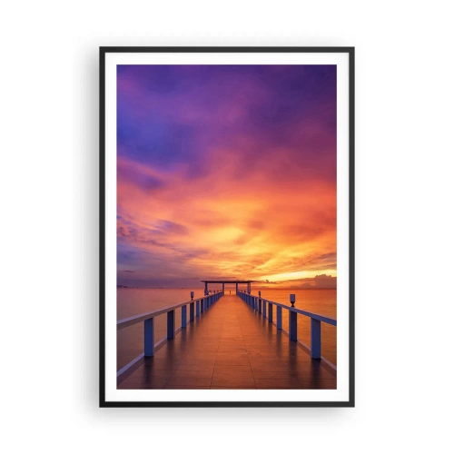 Plakat i sort ramme - Uden ende - 70x100 cm