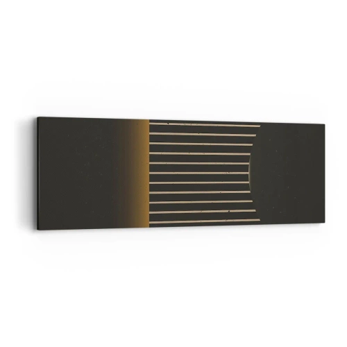 Lærredstryk - Billede på lærred - Udforsk mørket - 90x30 cm