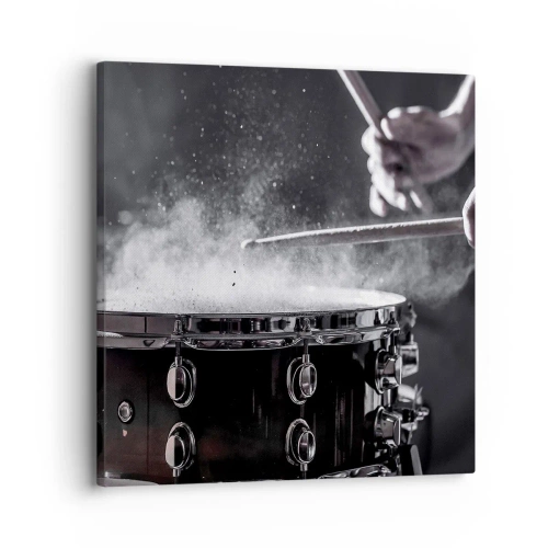 Lærredstryk - Billede på lærred - Musikkens puls - 30x30 cm