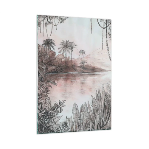 Billede på glas - En opdagelsesrejsendes dagbog fra det 19. århundrede - 50x70 cm