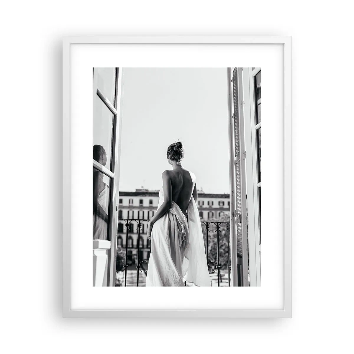 Plakat i hvid ramme - Vækning af sanserne - 40x50 cm