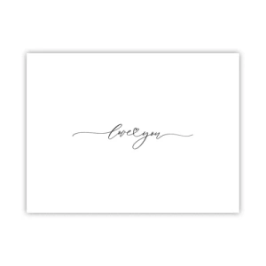 Plakat - Sort og hvid - 40x30 cm