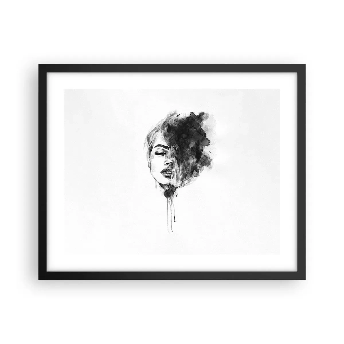Plakat i sort ramme - Hvad piger drømmer om - 50x40 cm