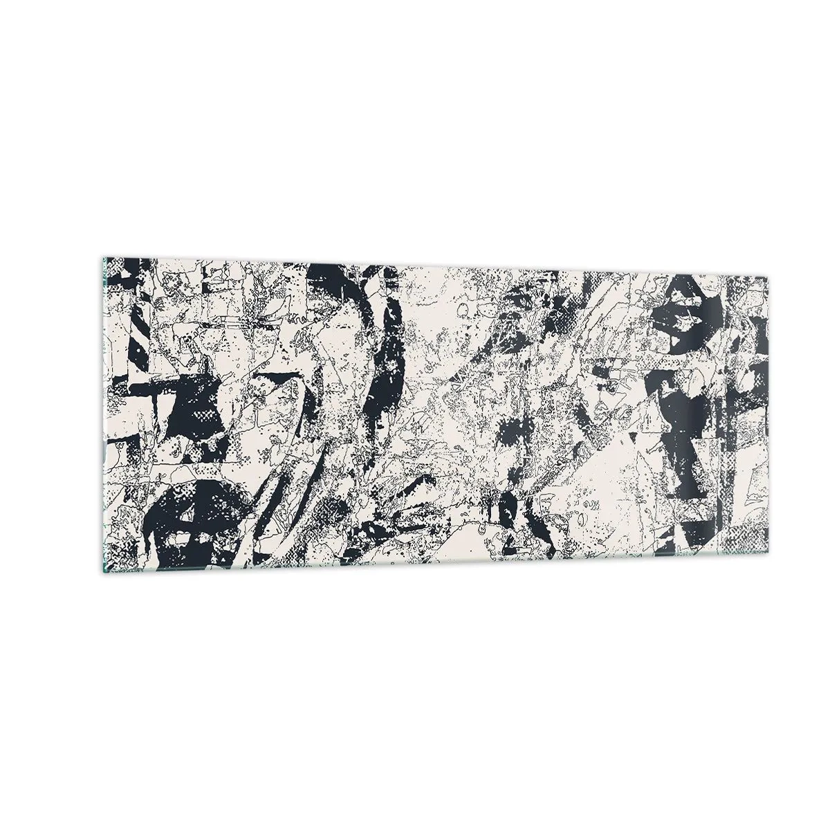 Billede på glas - Modsætningernes gennemtrængning - 100x40 cm