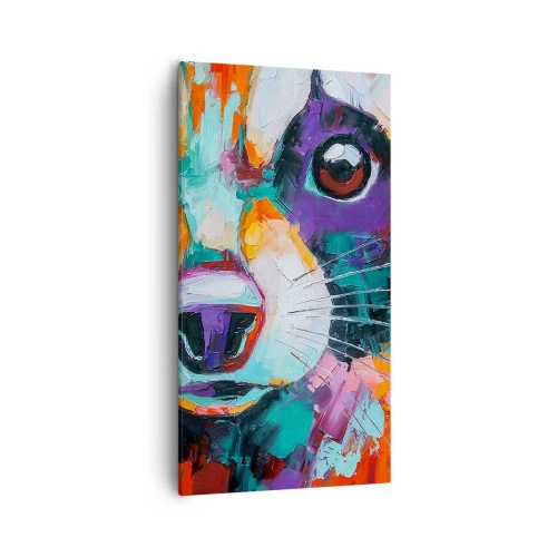 Lærredstryk - Billede på lærred - Kun gode følelser - 55x100 cm