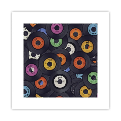 Plakat - Farver fra klassikerne - 30x30 cm